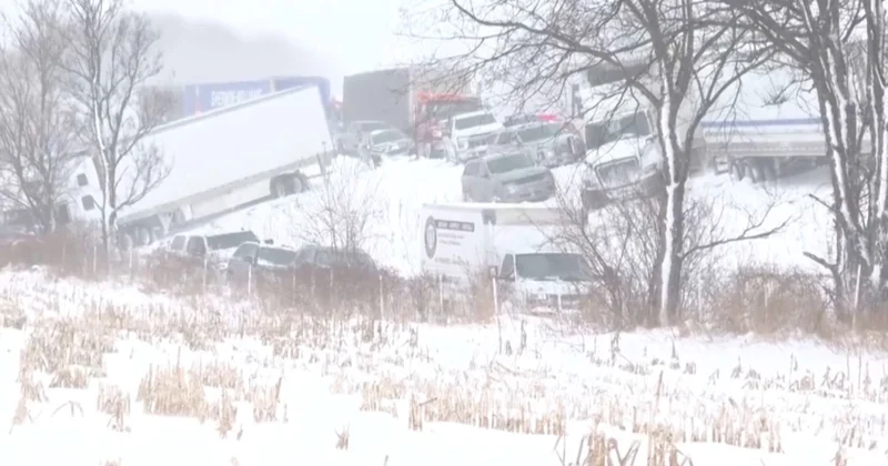 АҚШ та 100 көлік соқтығысты