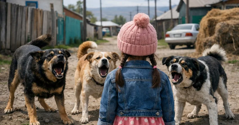 Бродячие собаки сильно покусали маленькую девочку в Жетысуской области