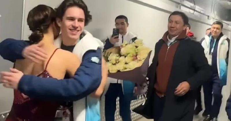 Дебют совпал с днем рождения: Головкин и Шайдоров поздравили Самоделкину (видео)