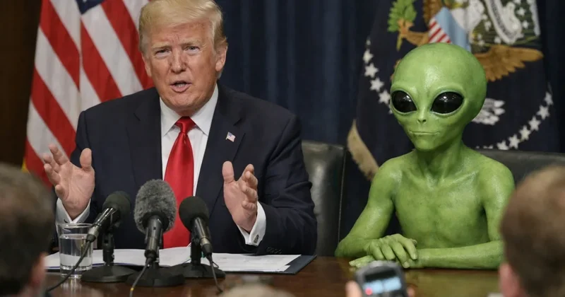 Трамп пообещал всему миру показать инопланетян