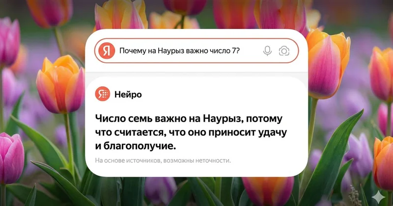 Почему в Наурыз сажают деревья: что спрашивают про этот праздник казахстанские пользователи у Яндекс Поиска с Нейро