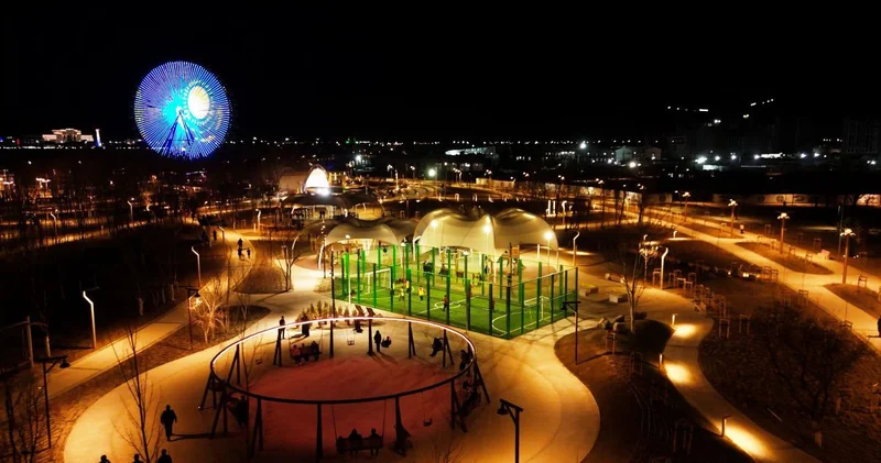 Қызылордада Тұңғыш Президент саябағының реконструкциясы аяқталды