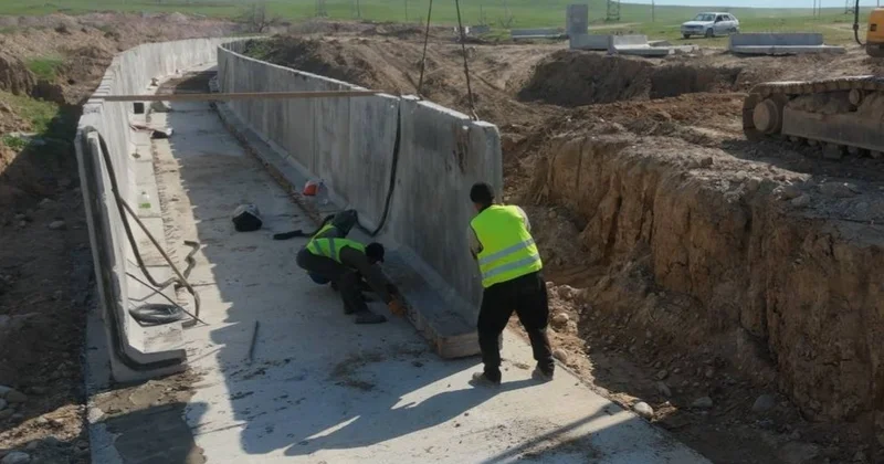 Жамбыл облысында 9,2 шақырым Исмаил каналы жаңғыртылып жатыр