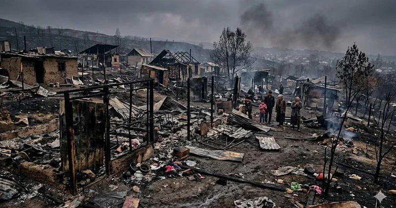 Сильный пожар уничтожил около 1 тыс. домов в Малайзии