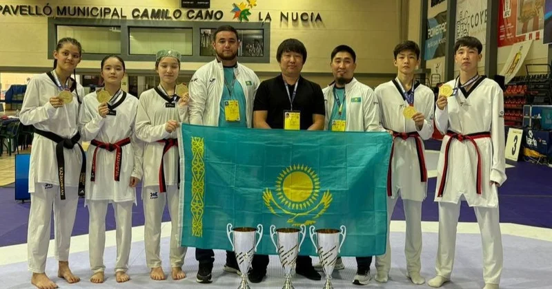 Отандық таеквондошылар Испаниядағы турнирде 4 медаль жеңіп алды