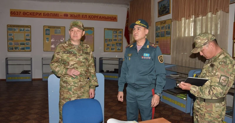 Замглавкома Нацгвардии РК проверил военные объекты в СКО