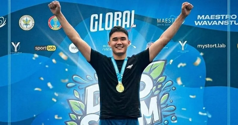 Военнослужащий Нацгвардии выиграл турнир по плаванию в Астане