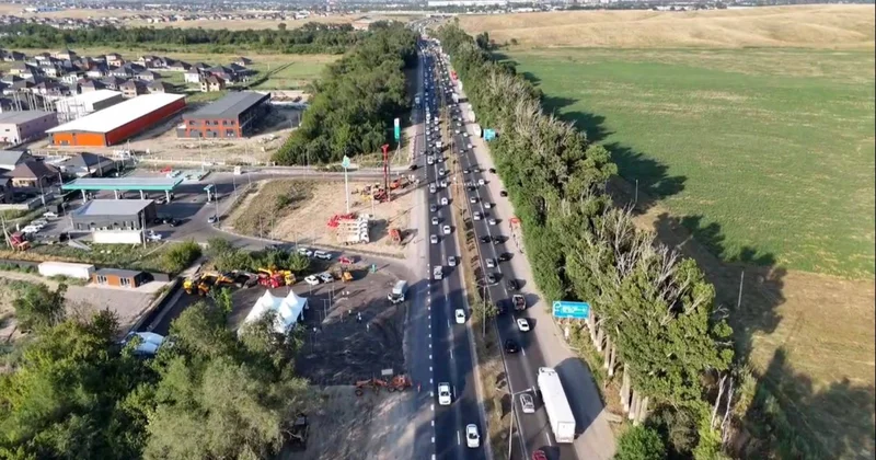 Один из самых загруженных въездов в Алматы перестроят: что изменится