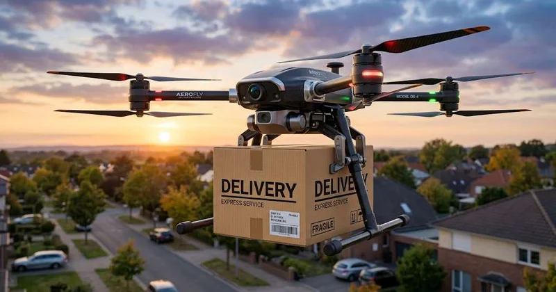 Amazon планирует доставку посылок дронами в 500 городах США к концу года