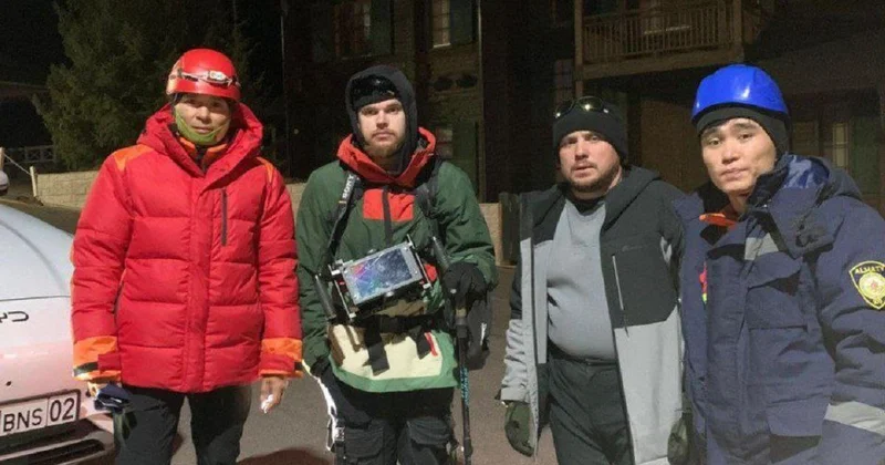 Турист получил травму ноги в горах Алматы