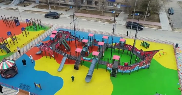 Индерде заманауи ойын алаңы ашылды