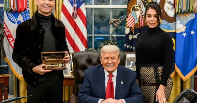 Криштиану Роналду встретился с Дональдом Трампом в Белом доме (ВИДЕО)