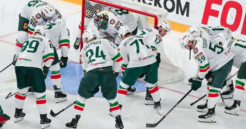 Ак Барс отобрал очки у прямого конкурента Барыса за место в плей офф КХЛ