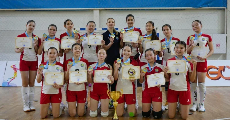 Волейболшы қыздардың жетістігі