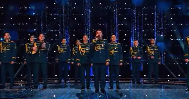 Хор Нацгвардии МВД РК вызвал восторг на телешоу в России (ВИДЕО)