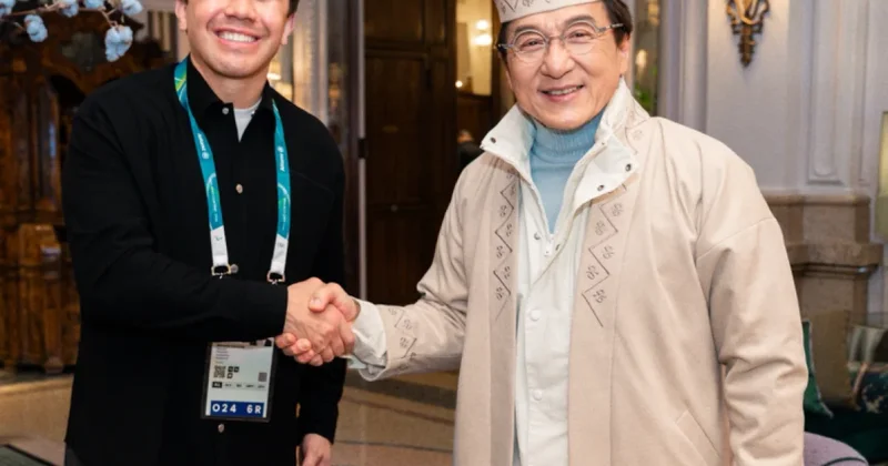 Головкин встретился со звездой мирового кино Джеки Чаном