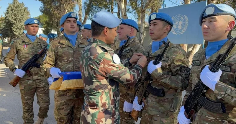 Казахстанцев наградили медалями ООН (фото)