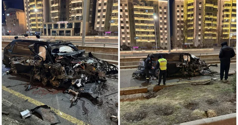 Жуткое ДТП на проспекте Аль Фараби в Алматы унесло жизни троих человек