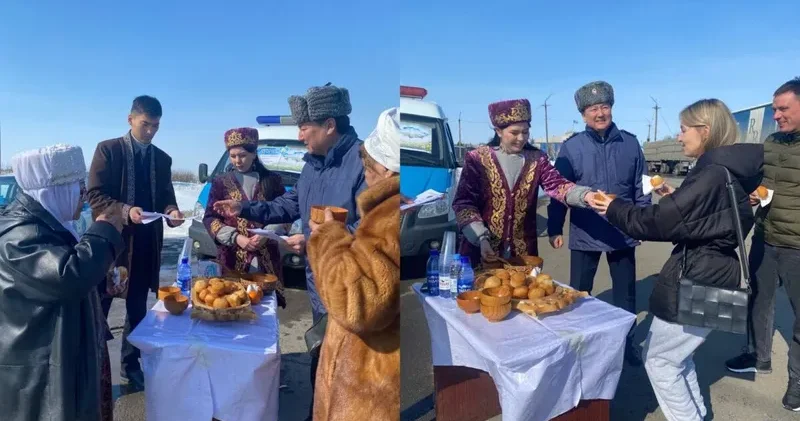 Павлодар облысында полицейлер шетелдік қонақтарға арналған акция өткізді