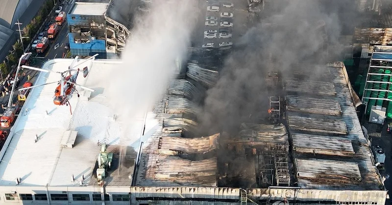 Оңтүстік Кореядағы өрттен 50 ден астам адам зардап шекті