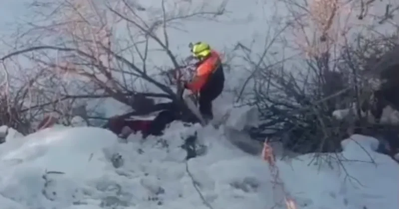Мужчину спасали из опасного оврага в Петропавловске
