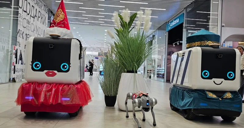 Роботы в национальной одежде стали хитом празднования Наурыза в Усть Каменогорске