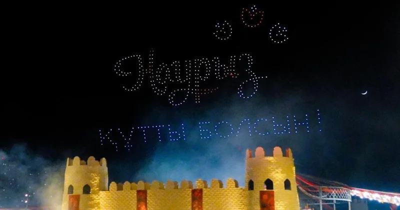 Астанада Наурыз мейрамына орай ауқымды дрон шоу өтті