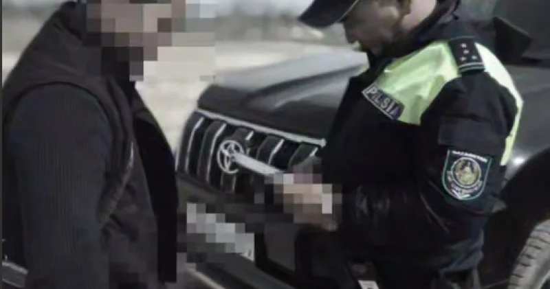 БҚО да тағы бір үйлену кортежі айып тұрағына жөнелтілді