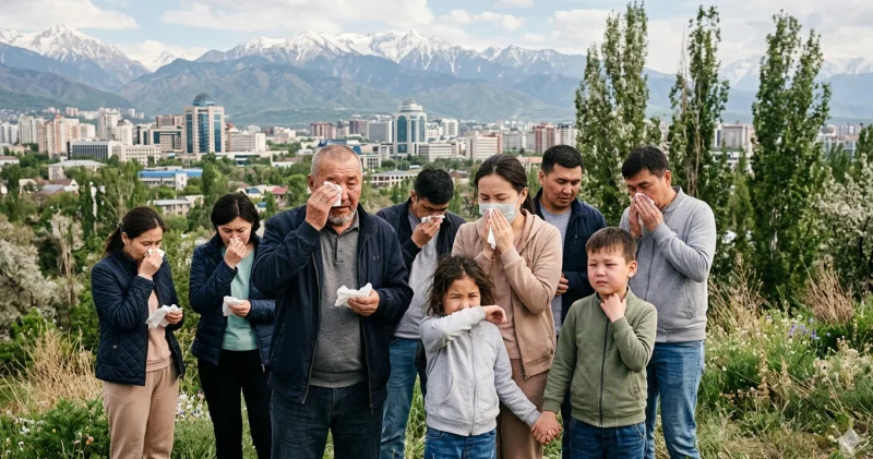 Қазақстандағы аллергия: 2025 жылы балалар мен ересектер арасындағы жағдайлардың артуы