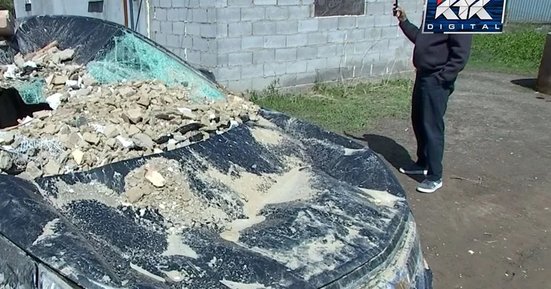 Мощный взрыв в Алматинской области разнес весь дом, где были женщина и дети (видео)