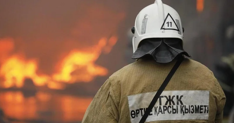 Астанада қоқыс үйіндісінен өрт шықты