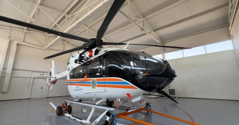 Балқашта су жаңа AIR 112 тікұшағы кезекшілікке кірісті