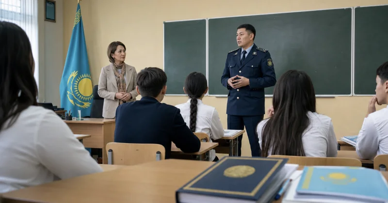 Силовики будут учить казахстанских школьников Новой Конституции