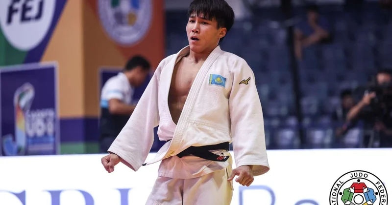 Дзюдоист Габит Расулхан завоевал золото чемпионата мира среди кадетов