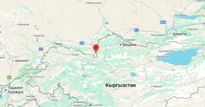 Қазақстан мен Қырғызстан шекарасында жер сілкінісі болды