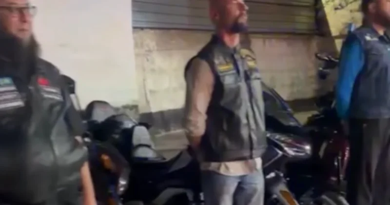 Байкерлер полициямен бірлесіп Алматыда рейд жүргізді