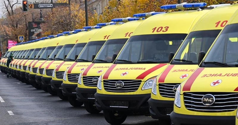 В Алматы модернизировали автопарк скорой помощи ко Дню Республики