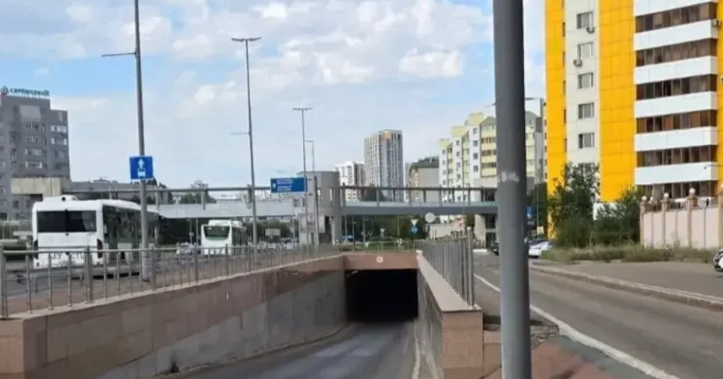 Движение по туннелю на улице Бараева восстановлено в Астане