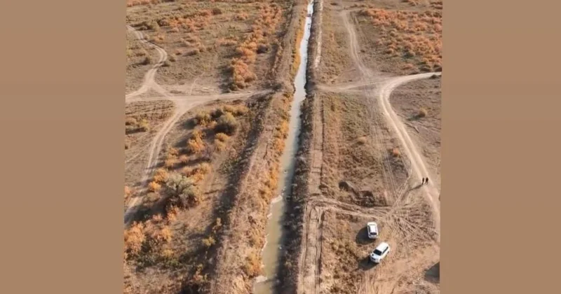 ​ Есбол Қазыбай каналына 30 жылдан кейін су берілді