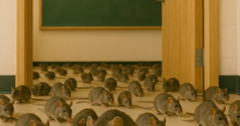 Атырау мектептерін тышқан басып кетті