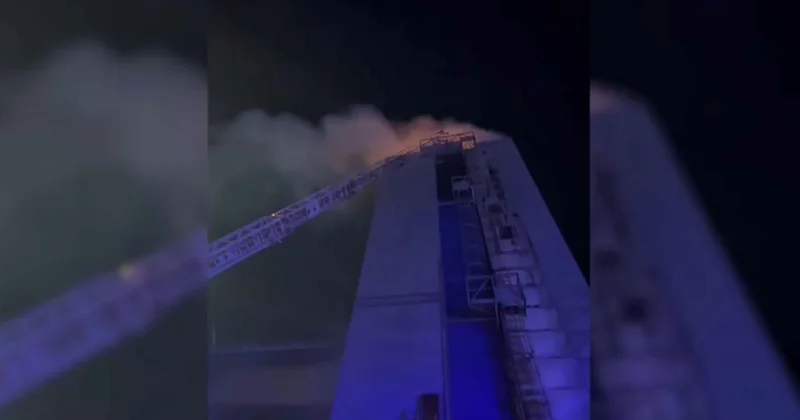 Петропавлда күнбағыс дәндері сақталған кептіргіш өртенді