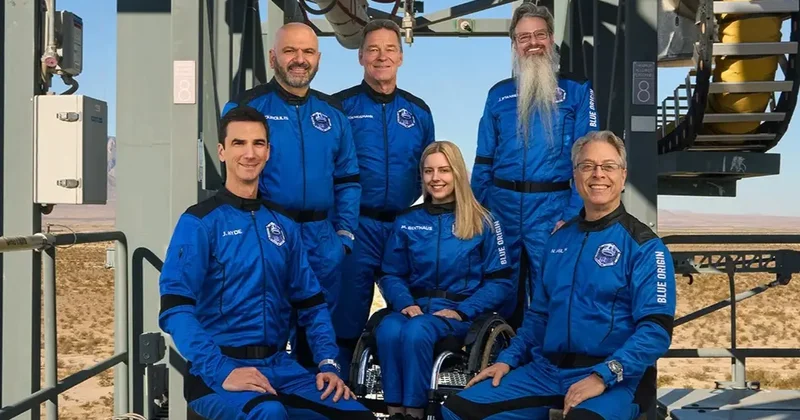 Женщина в инвалидном кресле впервые побывала в космосе