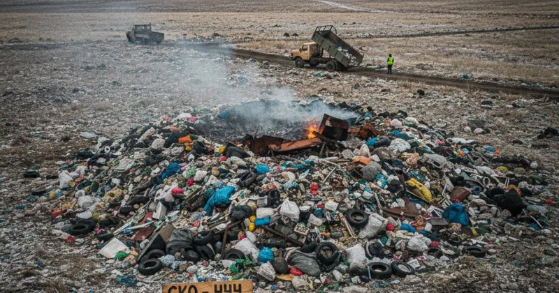 Шестерых акимов в СКО оштрафовали за свалки