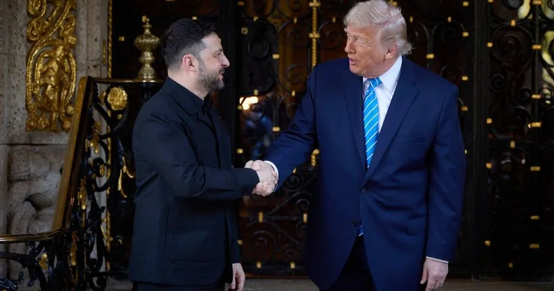 У меня была хорошая встреча : Трамп высказался о переговорах с Зеленским в Давосе