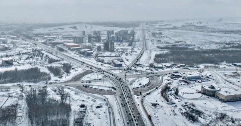 Өскеменде көлік ең көп жүретін қиылыста айналма жол іске қосылды
