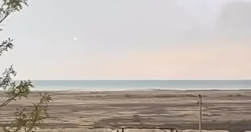 Каспий теңізіне белгісіз нысан құлады