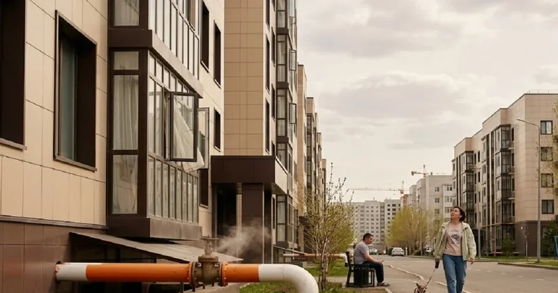 Греем улицу : в Астане спорят из за отопления при +20