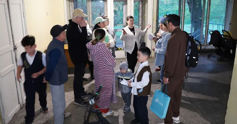 На выход с вещами