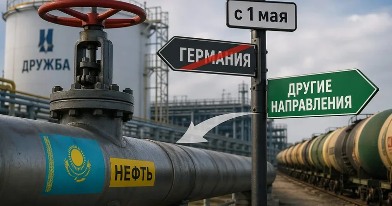 Россия отреагировала на поставку казахстанской нефти в Германию в обход Дружбы