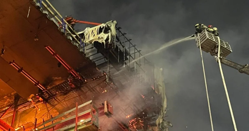 Павлодарда салынып жатқан 72 миллиардтық көпірдегі үшінші өрт тапсырыс беруші уәде берді